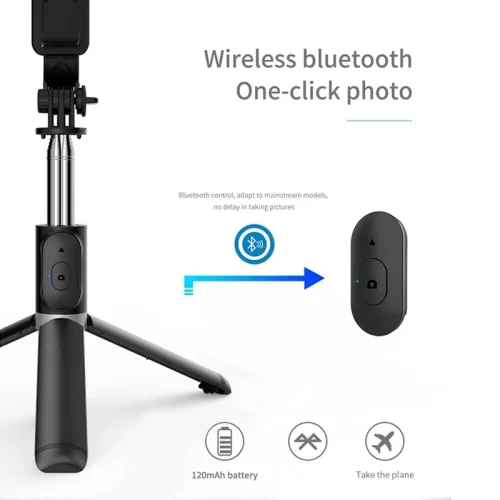 Q02S 104см статив Bluetooth Selfie Remote Stick