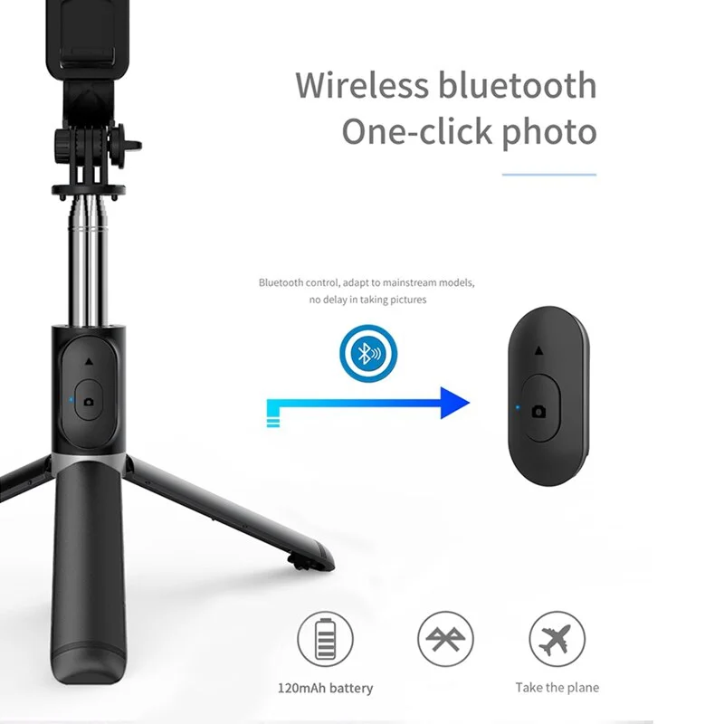 Q02S 104см статив Bluetooth Selfie Remote Stick