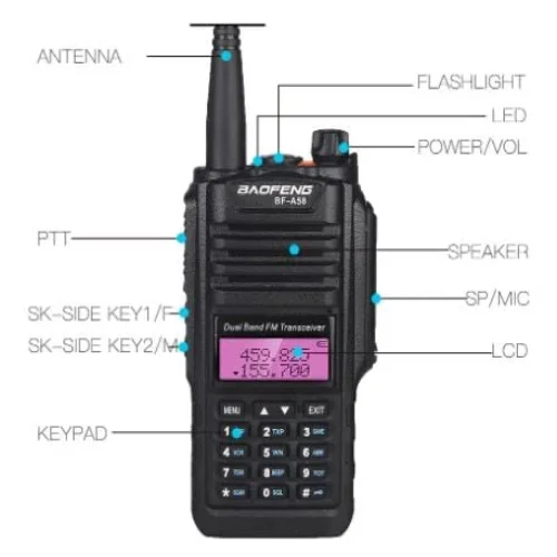Радиостанция Baofeng BF-A58 20W.