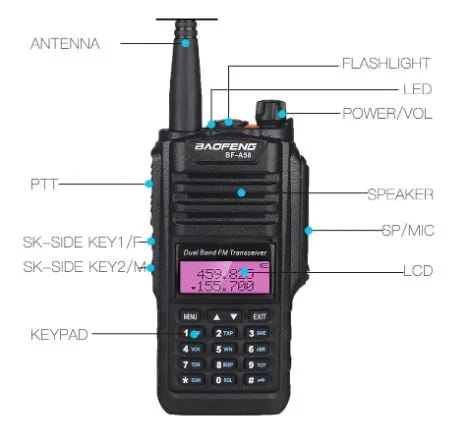 Радиостанция Baofeng BF-A58 20W.