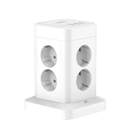 Разкл. Winning Star ST-1008 с 8 + 3 USB-A + 2 USB-C гнездa 2500W 2М