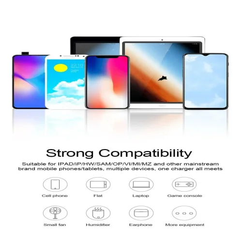 RELIFE PD 3.0 RL-304P БЪРЗО ЗАРЯДНО УСТРОЙСТВО SMART 6-ПОРТОВО ЦИФРОВО ДИСПЛЕЙ ЗА МЪЛНЕНИЕ