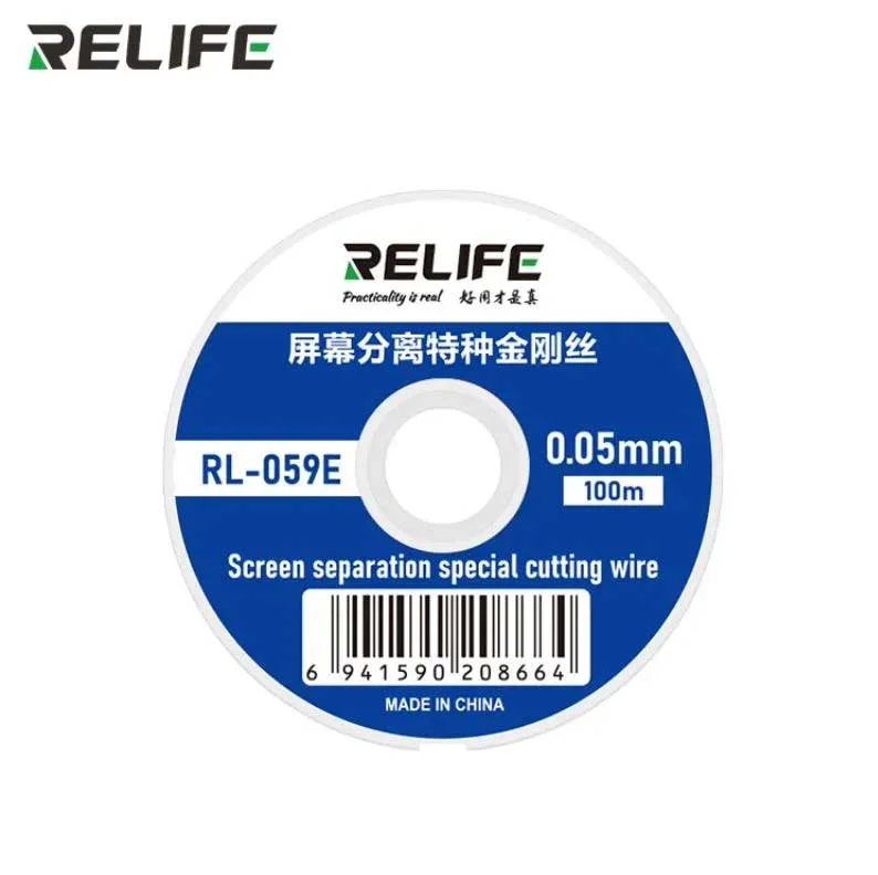 RELIFE RL-059E 100M 0.05MM конец за разглобяване на мобилни телефони Дънна платка Чип CPU Cutter – Ултра тънки