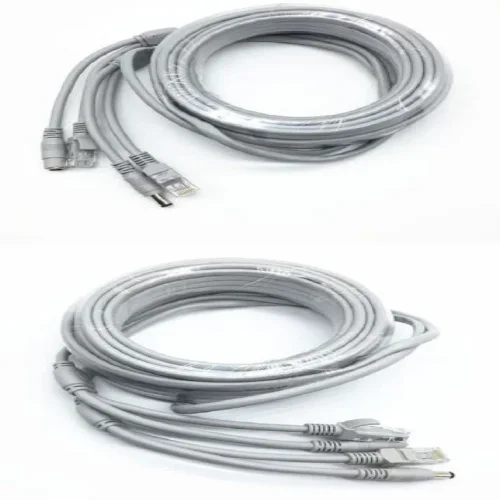 RJ45 удължителен интернет кабел за видеонаблюдение DC – 30M