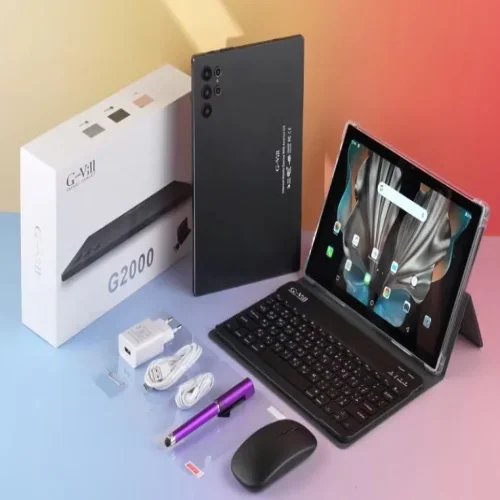 ( САМО С WIFI БЕЗ SIM функции ) Таблет G2000 ( Сив ) – 10.1 инча, 16GB RAM, 512GB ROM, Android 13 OCTA CORE, 50MP КАМЕРА
