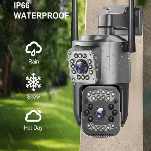 SC03 ( APP:V380PRO ) 1080P IP + 4G SIM + LAN 300W Камера 3.0MP 3.6mm Външна/Вътрешна охранителна камера