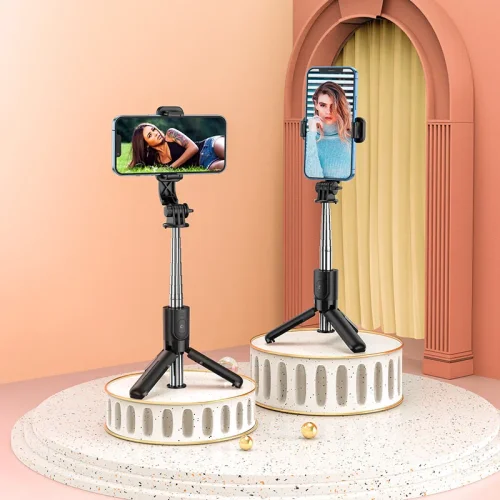 Селфи стик и статив HOCO K17 Figure с Bluetooth дистанционно