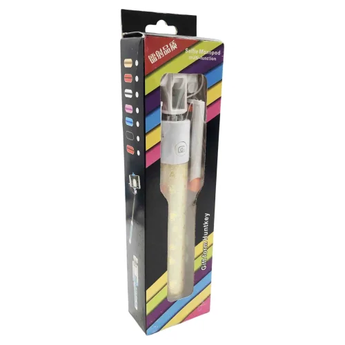 Селфи Стик Monopod Color c 3.5mm жак – Златист
