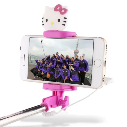 Селфи Стик Monopod с 3.5мм жак- Kitty