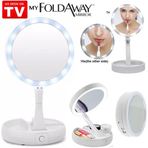 Сгъваемо LED огледало MY FOLDAWAY MIRROR – Малка