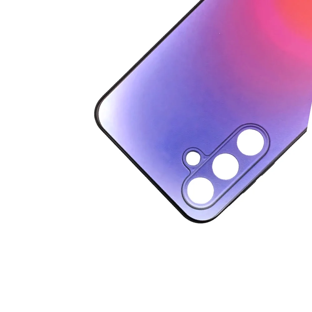 Шарен Кейс TP-40 за iPhone 16 (покриващ камерата) – Лилаво Оранжево