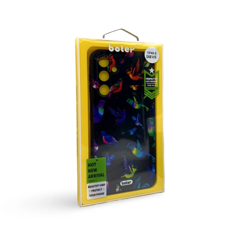 Шарен Кейс TP-40 за iPhone 16 Pro Max (покриващ камерата) – Птици