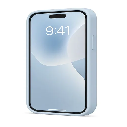 Silicone case TP-59 + камера за iPhone 11 Pro Max – Бебешко Синьо