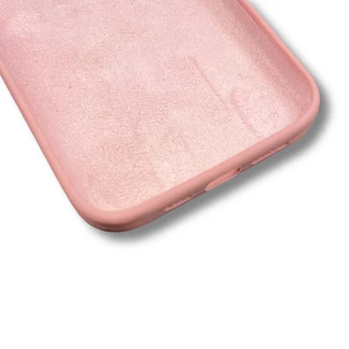 Silicone case TP-59 + камера за iPhone 13 mini – Розов