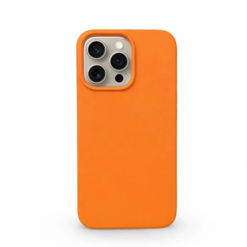 Silicone case TP-59 + камера за iPhone 17 – Оранжев
