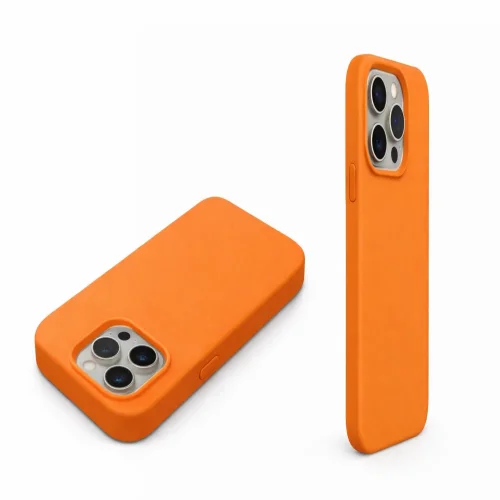 Silicone case TP-59 + камера за iPhone 17 Pro / 18 Pro – Оранжев
