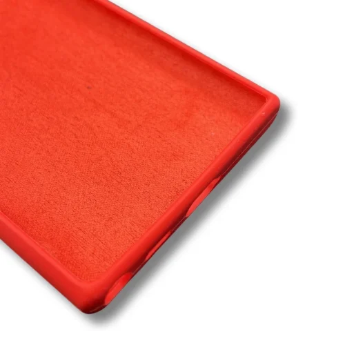 Silicone case TP-59 + камера за Samsung A37 – Червен