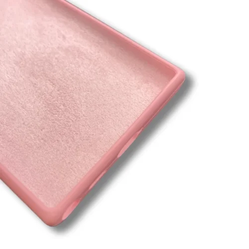 Silicone case TP-59 + камера за Samsung A73 5G – Розов