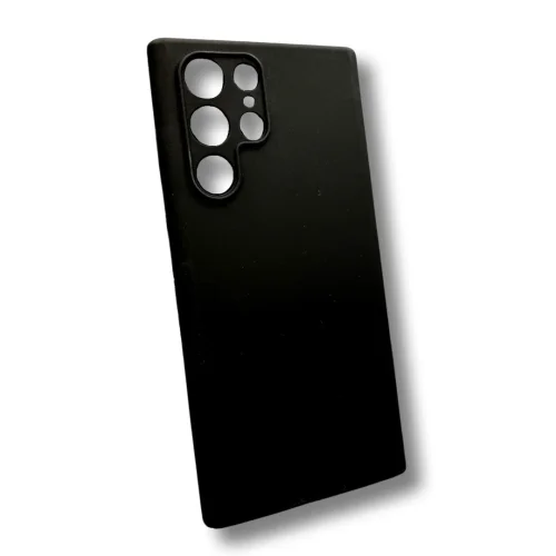 Silicone case TP-59 + камера за Samsung S22 Plus – Черен