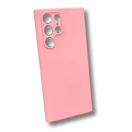 Silicone case TP-59 + камера за Samsung S22 – Розов