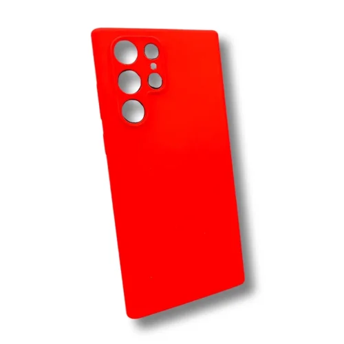 Silicone case TP-59 + камера за Samsung S26 Ultra – Червен