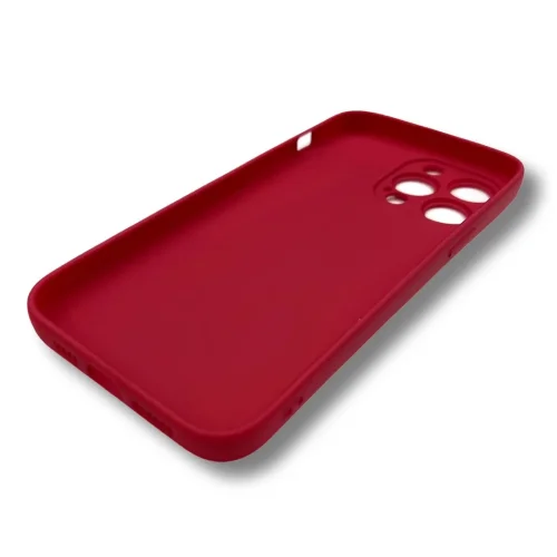 Силиконов гръб TP18 + камера за iPhone 12 Pro – Винен