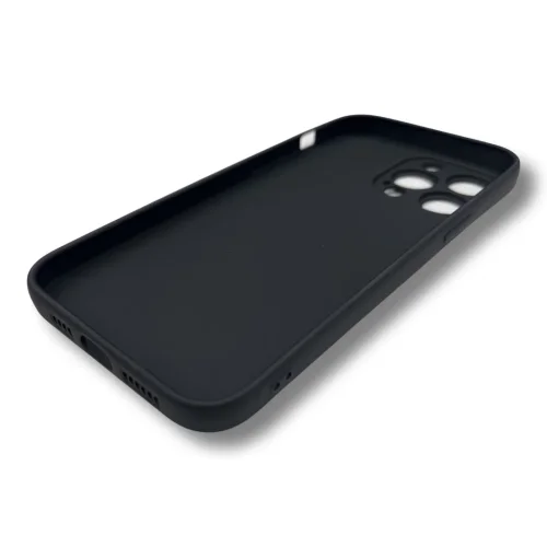 Силиконов гръб TP18 + камера за iPhone 14 – Черен