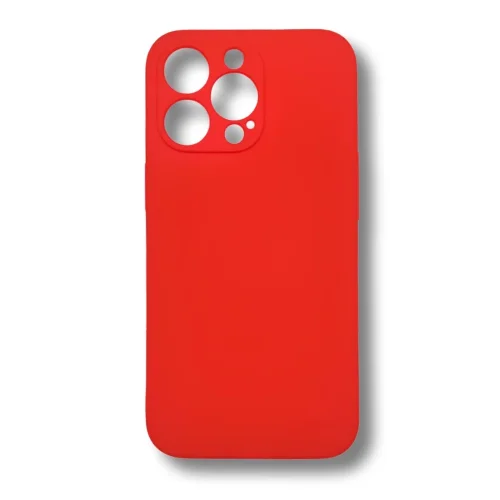 Силиконов гръб TP18 + камера за Redmi Note 13 5G – Ярко Червен
