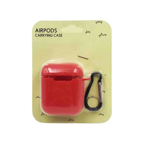Силиконов калъф за Airpods 1 / 2 – Червен