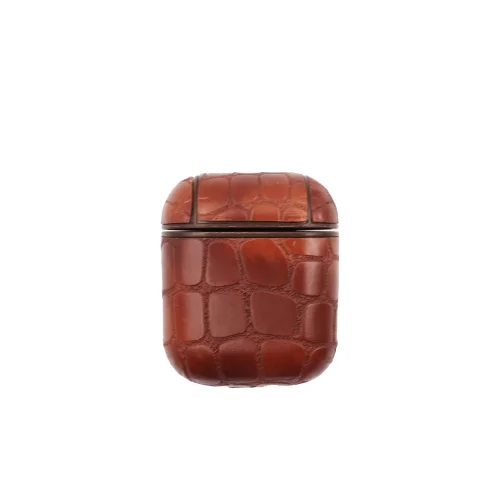 Силиконов калъф за Airpods 1 / 2 L2 Цвят – Кафява кожа 2