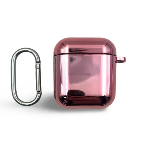 Силиконов калъф за Airpods 1 / 2 L2 Цвят – Лъскаво розов