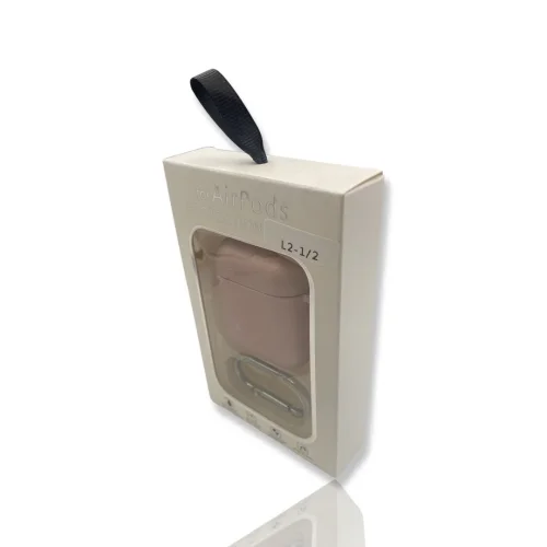 Силиконов калъф за Airpods 1 / 2 – Матово розово