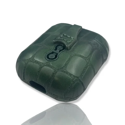 Силиконов калъф за Airpods 1 / 2 – Зелена Кожа
