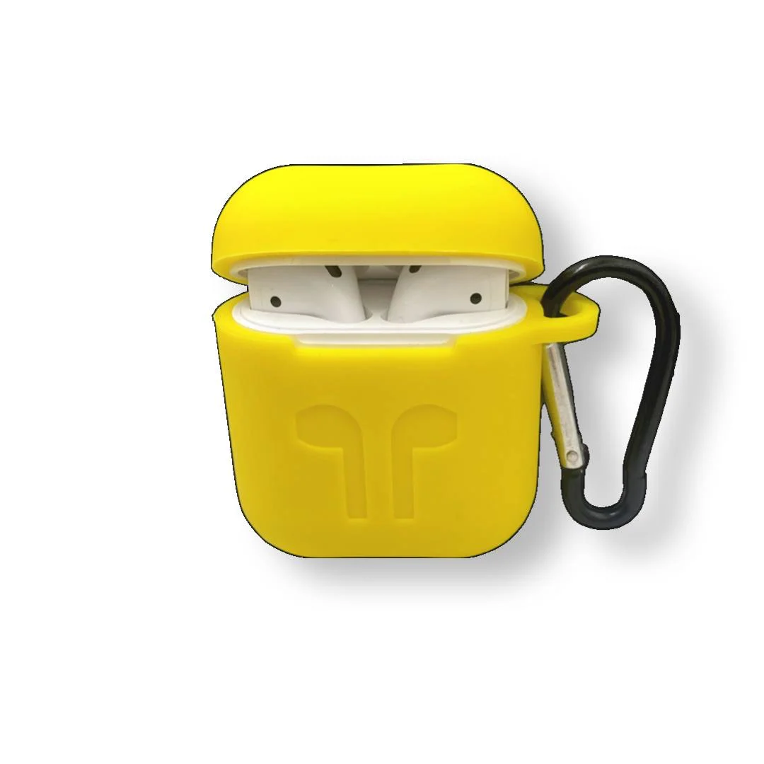 Силиконов калъф за AirPods 1/2 SC03 – Жълт