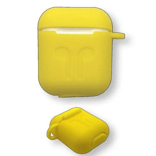 Силиконов калъф за AirPods 1/2 SC03 – Жълт