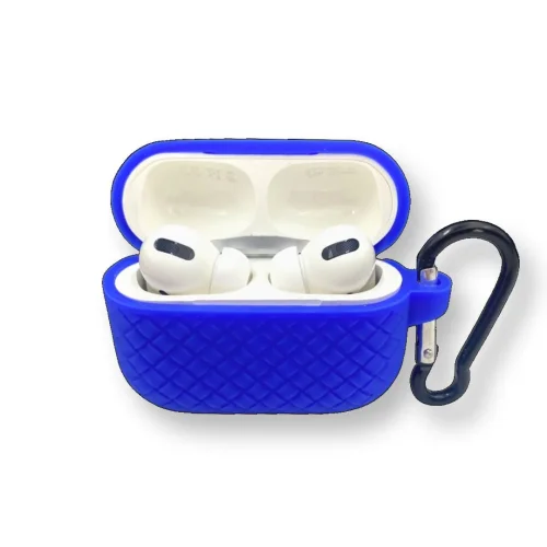 Силиконов калъф за AirPods Pro 2-gen SC02 – Тъмно син