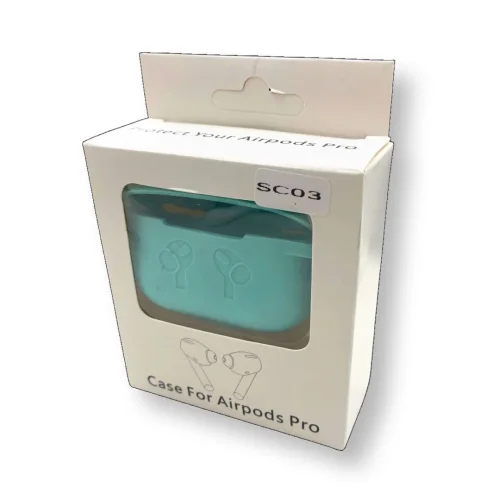 Силиконов калъф за AirPods Pro SC03 – Мента