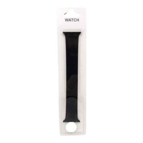 Силиконова Apple Watch каишка iWatch 38/40/41/42mm – Черен – еластична