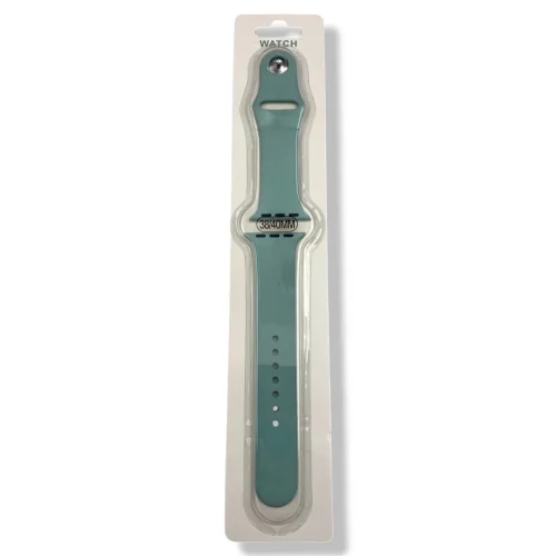 Силиконова Apple Watch каишка iWatch 38/40mm – Мента – 2 части