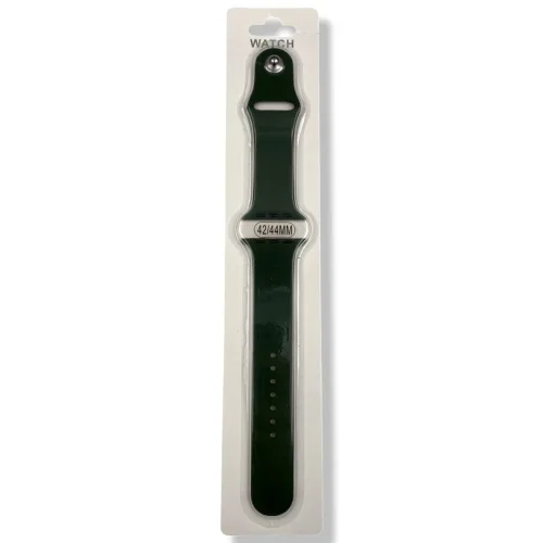 Силиконова Apple Watch каишка iWatch 38/40mm – Тъмно зелен – 2 части