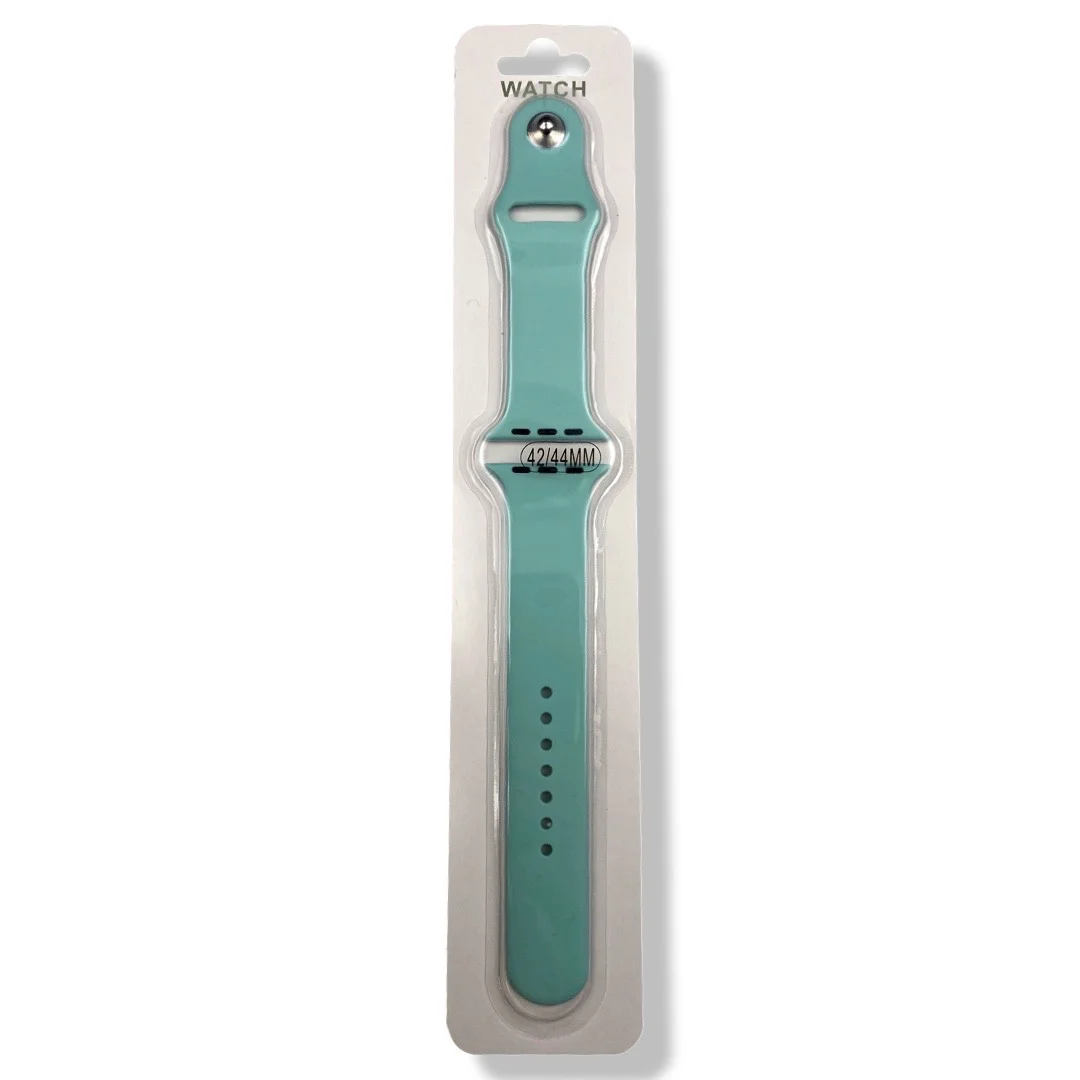 Силиконова Apple Watch каишка iWatch 42/44mm – Мента – 2 части