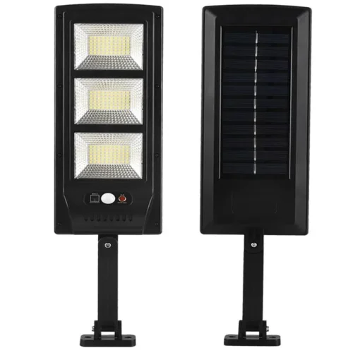 SL-180 LED слънчева светлина Външна SMD 180 светодиоди Водоустойчив PIR сензор за движение Дистанционно управление стенна лампа за пътека в градината