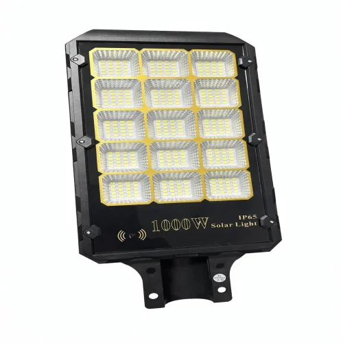 SLP-11 LED слънчева светлина Външна с дистанционно управление и сензор за движение PIR 1000W