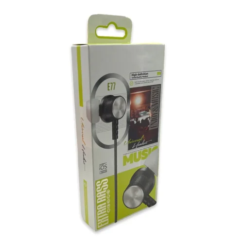 Слушалки E77 с 3.5mm жак – Червен