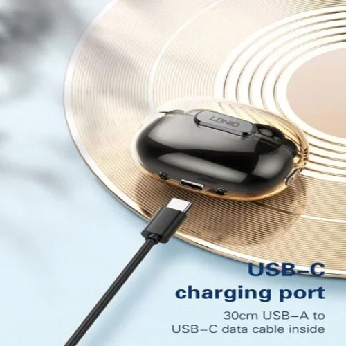 Слушалки T02 LDNIO TWS HD Audio BT Earbuds BT5.3 – Черен