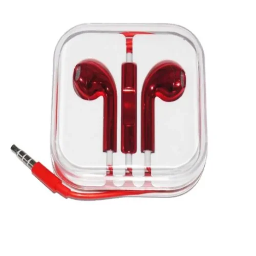 Слушалки тип Earpods 5G – Червен