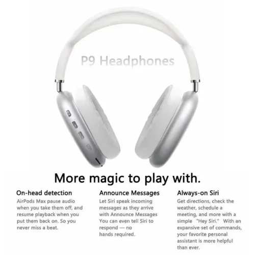 Слушалки за компютър P9 Max – Черен
