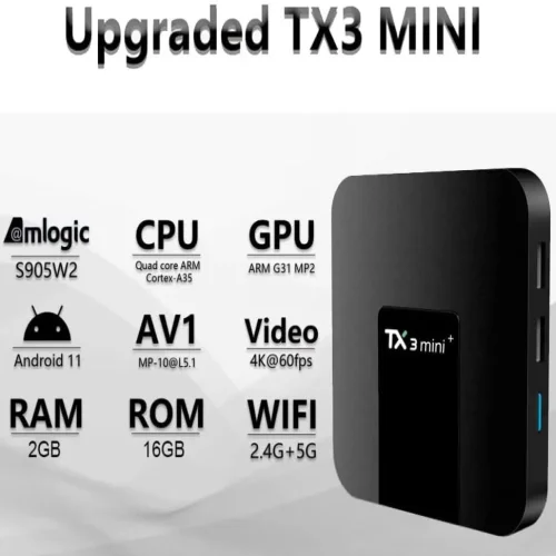 Смарт ТВ Бокс TX3 mini 2GB 16GB Bluetooth 2.1 Quad Core 64 Bits 2.4G/5G WiFi Smart 4K