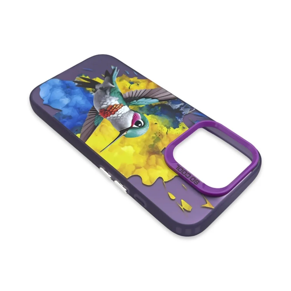 SOCOOL арт кейс TP42 за iPhone 13 Pro – (1) Птица