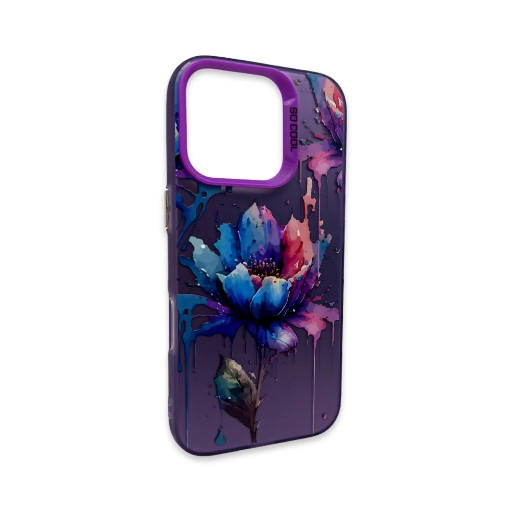 SOCOOL арт кейс TP42 за iPhone 15 Pro – (2) Цвете